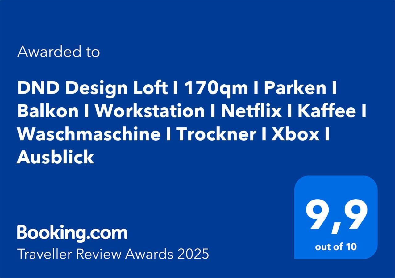 Апартаменты Dnd Design Loft I 170Qm I Parken I Balkon I Workstation I Netflix I Kaffee I Waschmaschine I Trockner I Xbox I Ausblick Вюрцбург Экстерьер фото